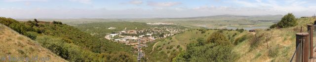 View west from Mount Bental